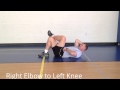 StewSmith Fitness Library: Right Elbow to Left Knee Crunch