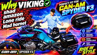 Top 5 Best Saddlebags for Can-Am Spyder F3-S | Viking 40L–44L Hard Saddlebags
