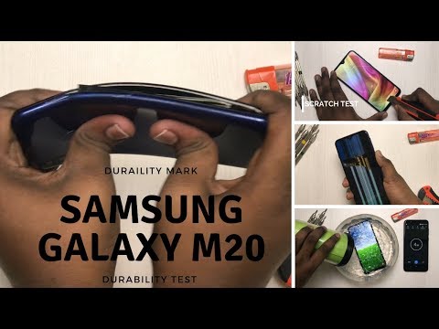 Samsung Galaxy M20 Durability test DON'T BUY (Drop test, Bend test,Scratch test, Water & Flame test)