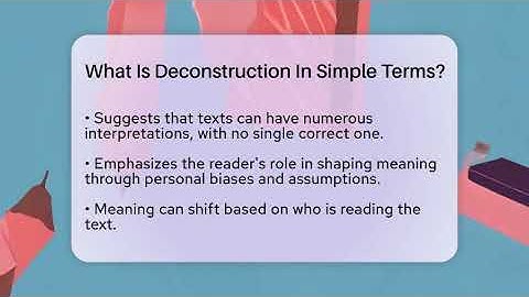 What Is Deconstruction In Simple Terms? - The Prose Path