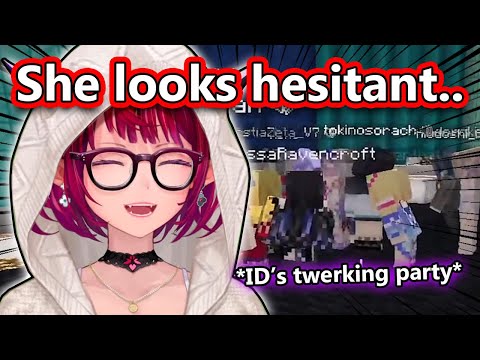 IRyS likes how Sora looks hesitant to join Holo ID's twerking party【HololiveEN】