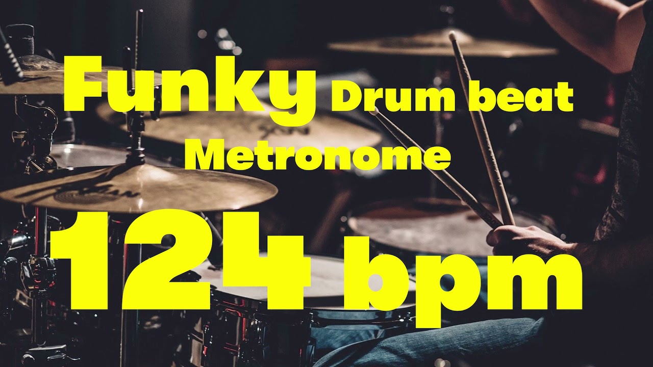 124 bpm funky drumbeat metronome 01