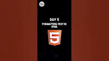 Day 5 - Step by Step Code | HTML Formatting Tags 🎉#webdevelopment#html#shorts#ytshorts#viralvideo