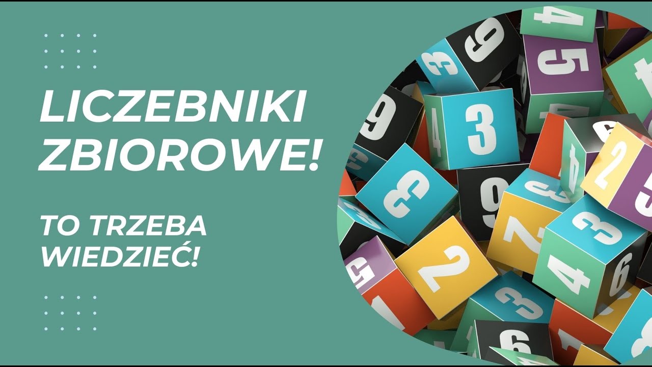 Liczebniki Główne Porządkowe I Zbiorowe Liczebniki zbiorowe - YouTube