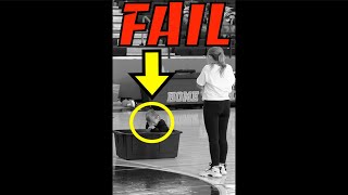 Basketball Trick Shot Fail! 🏀🤦🏼‍♂️ #shorts