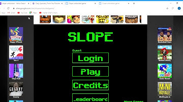 ​​Slope unblocked​ game   Google Chrome 2020 02 02 18 38 39