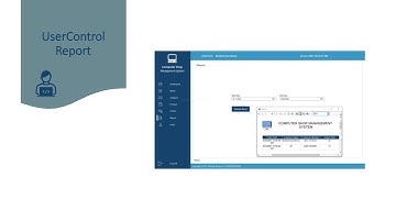 Computer Shop Management System | Report UserControl | C#