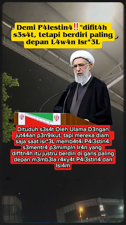 Keteg4s4n Ayatollah Ali khamenei!!Bikin merinding #khamenei #presideniran #beritaterkini #news #fyp