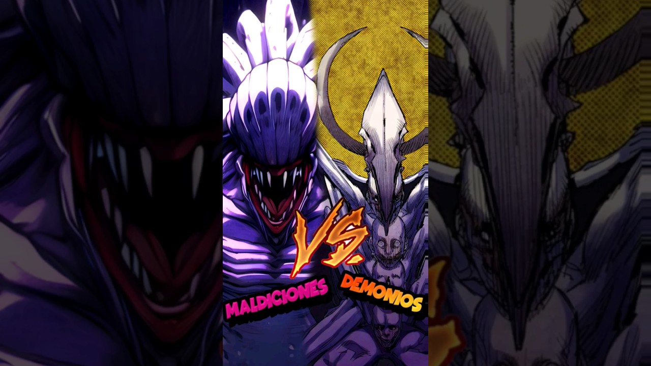 ¿Que son mas poderosos, los demonios de chainsaw man o las maldiciones de jujutsu kaisen?