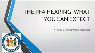 Protection From Abuse Family Court Delaware Courts State Of Delaware