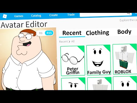 Making Peter Griffin A Roblox Account Youtube - roblox peter griffin avatar