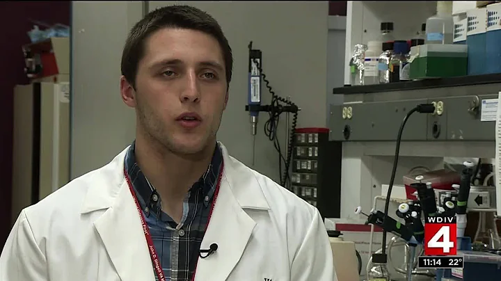 Inside Lions running back Zach Zenner's life in a lab coat