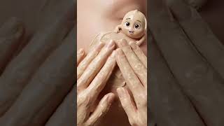 🥟 Cute Dumpling Facial Animation 😍✨ | Most Satisfying Viral Shorts #shorts#trending #animation