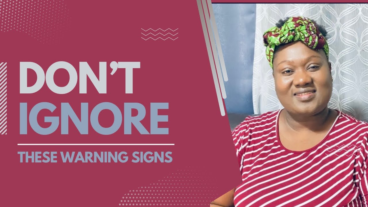 DON’T IGNORE THESE WARNING SIGNS YouTube