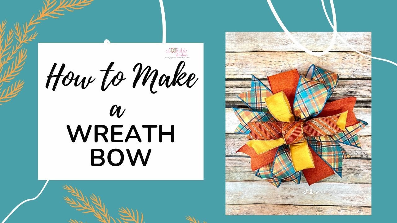 How to Make a Bow with Pro Bow the Hand - aDOORable Deco Decor