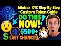 How to Complete your MinTrax KYC (Updated Method 2025)