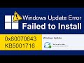 How to Fix Windows 11 Update Error 0x80070643 for KB5001716
