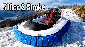 Motor Swapping my HOVERCRAFT (100HP 2 Stroke)