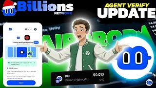 Billions Network Airdrop Claim | Billions Network Verification | Verify Agent Identity | $BILL Price