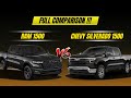 RAM 1500 2025 VS Chevy Silverado 1500 2025 | Complete Specs Comparison | Which one is better?