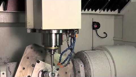 FANUC Desemco 5axis Aerospace Machining with Vector Programming.mov