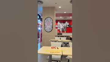 KFC unlimited soft drinks in Bangkok, Thailand #thailand #kfc #tourism