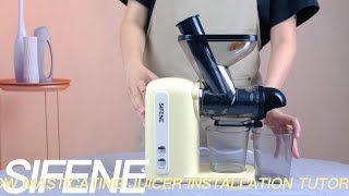 How to assemble slow masticating juicer? This Video will help you. by SiFENE 123 views 1 year ago 28 seconds