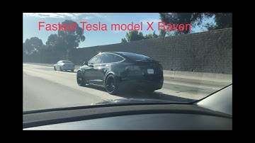 Fastest Tesla Model X Raven