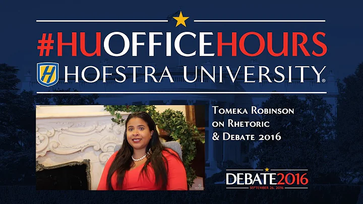 Rhetoric and Debate 2016: HU Office Hours with Tom...