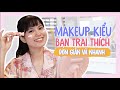 MAKE UP KIỂU BẠN TRAI THÍCH ĐƠN GIẢN CHO NGƯỜI MỚI BẮT ĐẦU | Tizi Đích Lép