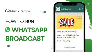 QuickReply.ai - How to schedule a WhatsApp broadcast via QuickReply.ai