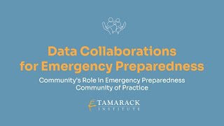 Data Collaborations for Emergency Preparedness  October 17 2024