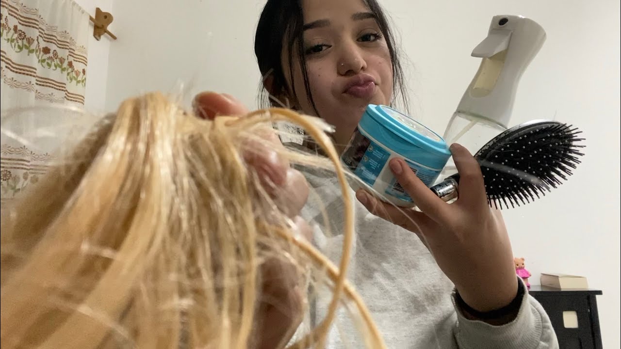 Asmr casero antipática te hace un tratamiento en tu cabello💇🏻‍♀️ 