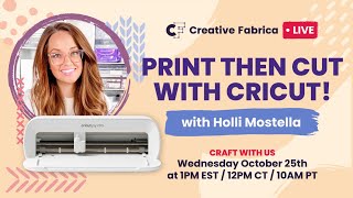 Craft Live with Us! ✨ Print Then Cut with the NEW Cricut Joy Xtra!