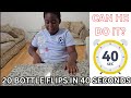 🎯 "20 EPIC Bottle Flips in 40 Seconds Challenge! 💥🔥 | Can You Beat This?!"