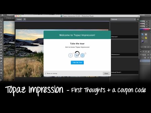 Topaz Impression - My thoughts, a quick demo and a coupon code :-)