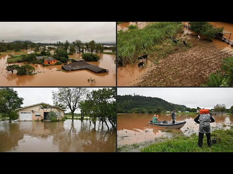 Sur de Brasil vive su desastre por temporal  AFP