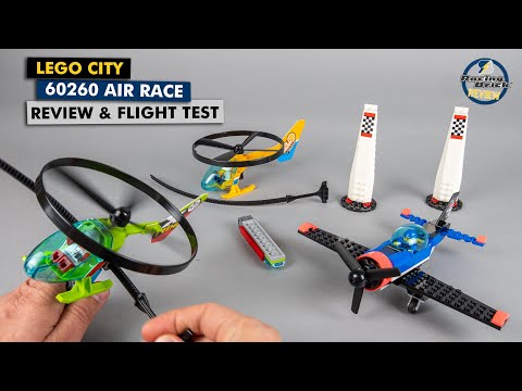 LEGO City 60260 Air Race review & fly test - YouTube