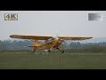 4k plane spotting at flugplatz osnabrckatterheide  19052018  nice yellow pipercub