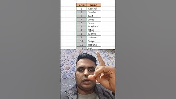 Excel m serial number ka formula #exceltech #tricks  #maths #trending #viralvideo #shorts #shorts