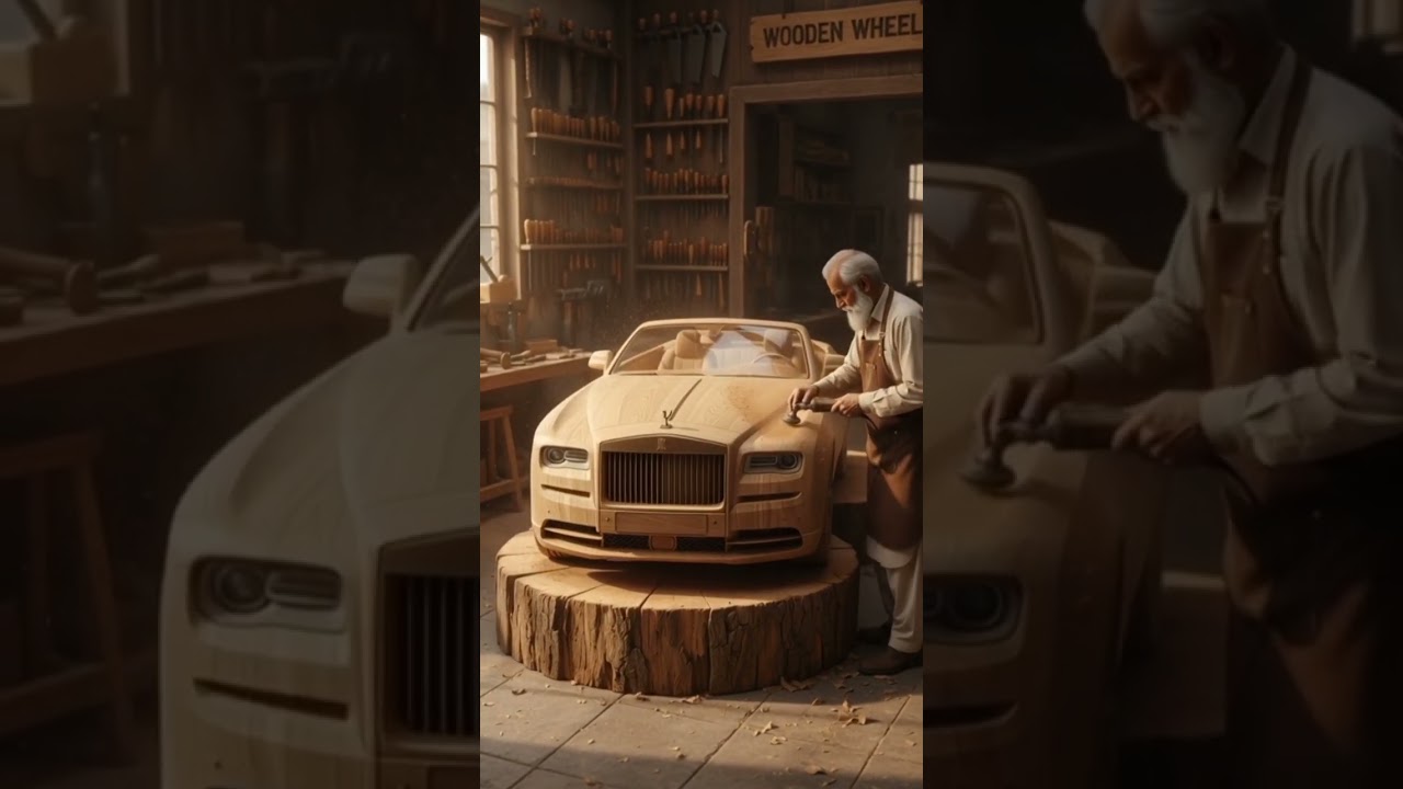 Rolls-Royce La Rose Noire Droptail – Hyper-Luxury Wooden Sculpture | 8K Cinematic Motion