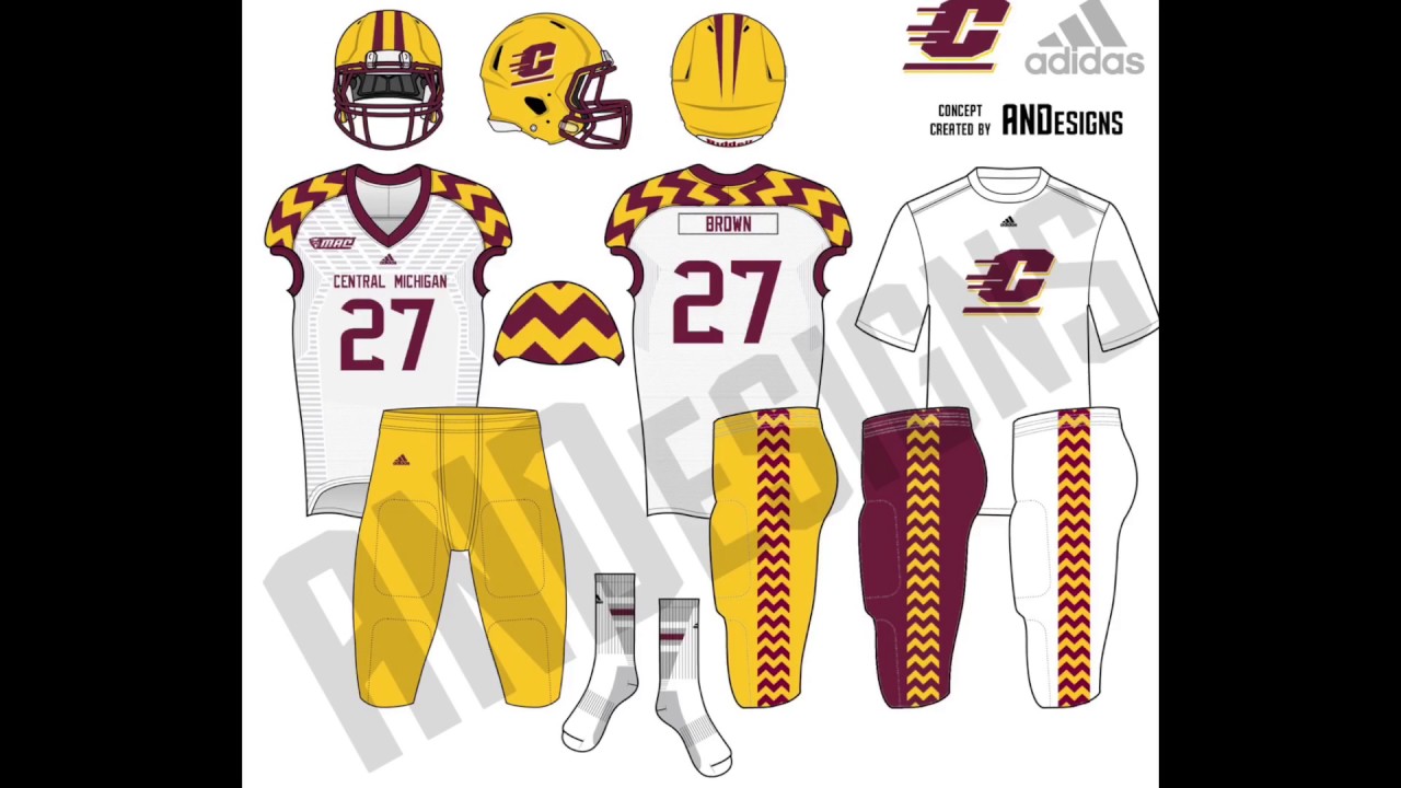 NCAA Football Uniform Concepts by And1 Designs YouTube