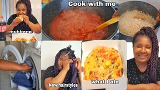 VLOG!LIFE IN ITALY/COOK WITH ME/LAUNDRY/MUKBANG/WHAT I ATE/NEWLOOK + HAIRSTYLE &amp; MORE!
