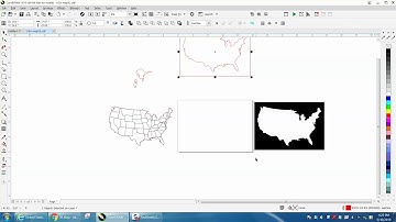 Corel Draw Tips & Tricks USA map and how to cut out