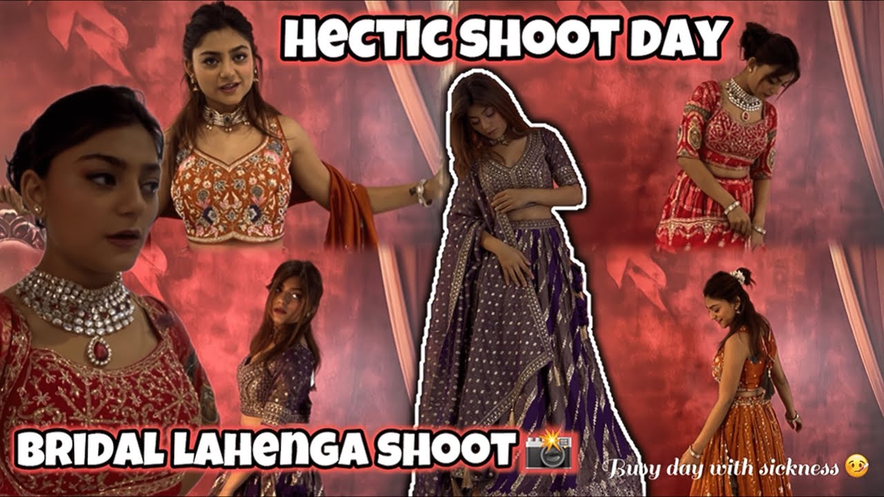 Hectic shoot days🥺