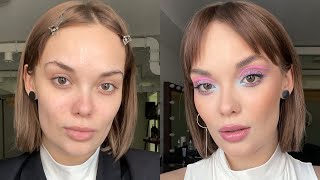 Pastel Makeup Tutorial / Soft Spring Makeup #shorts