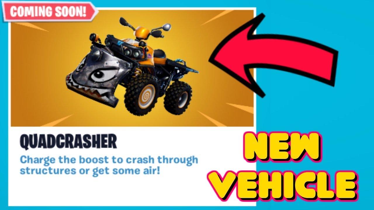 New Quad Bike Quadcrasher In Fortnite Youtube - new quad bike quadcrasher !   in fortnite