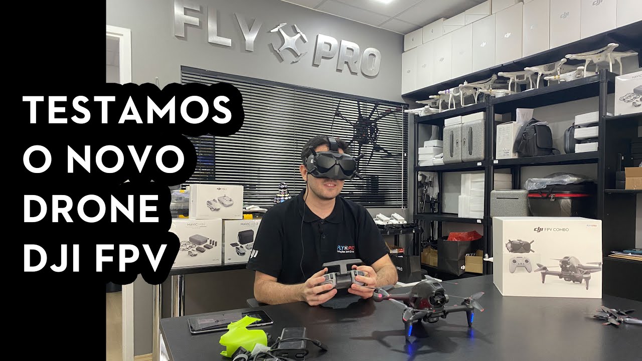 Testamos o novo drone DJI FPV (Review em Português) YouTube