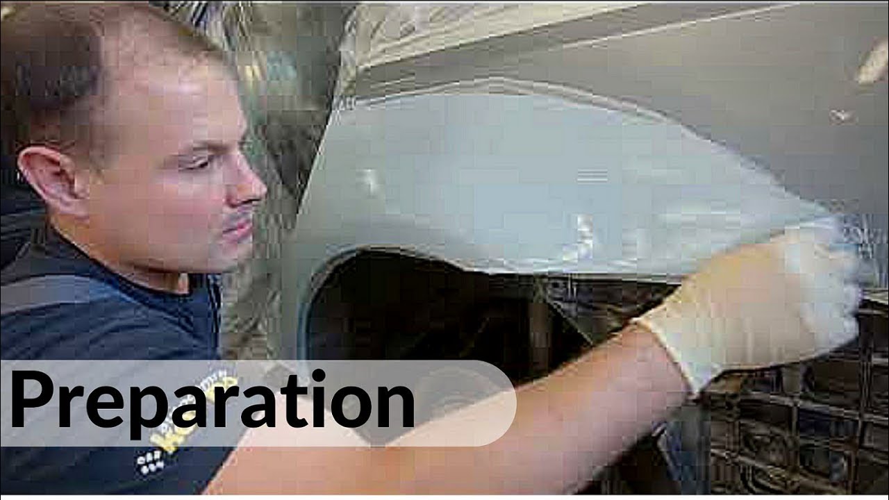 Body panel repair / Bmw Roberlo/Spectral Spraying primer/surfacer