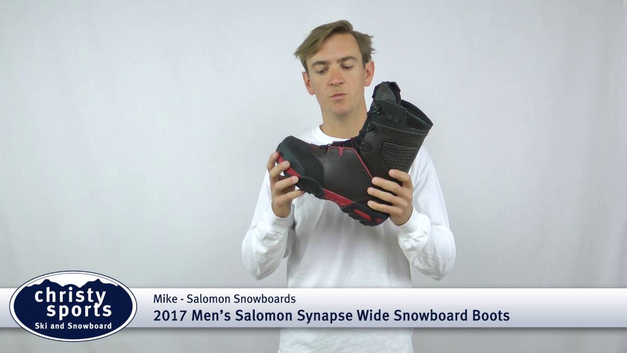 2017 Salomon Synapse Wide Snowboard Boots Review - Christy Sports
